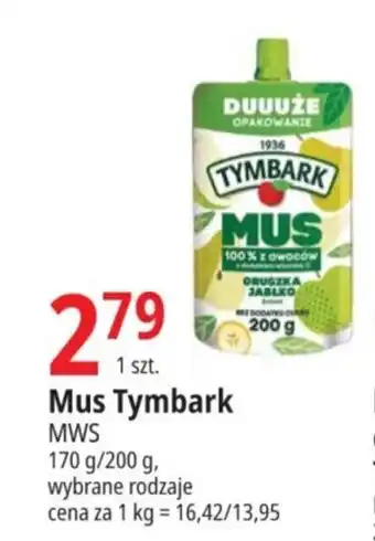 E.Leclerc Mus Tymbark 170 g/ 200 g oferta