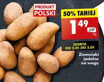 Biedronka Ziemniaki jadalne 1kg oferta