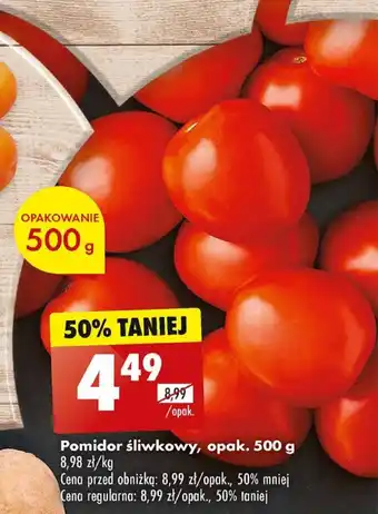 Biedronka Pomidor śliwkowy 500 g oferta