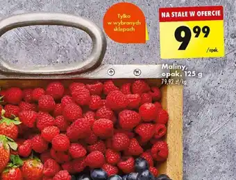 Biedronka Maliny 125 g oferta