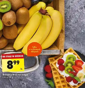 Biedronka Banany BIO na wagę 1kg oferta