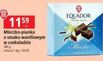 E.Leclerc Mleczko-pianka o smaku waniliowym w czekoladzie 380 g oferta