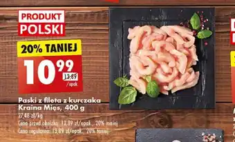 Biedronka Paski z fileta z kurczaka Kraina Mięs 400 g oferta
