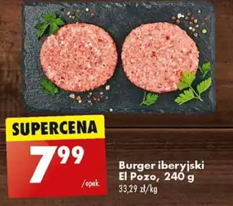 Biedronka Burger iberyjski El Pozo 240 g oferta