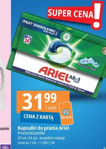 E.Leclerc Kapsułki do prania Ariel oferta