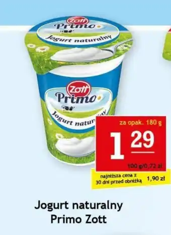 Gram Market Jogurt naturalny Primo Zott 180 g oferta