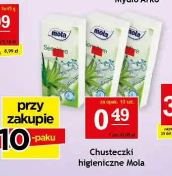 Gram Market Chusteczki higieniczne Mola 10 szt. oferta
