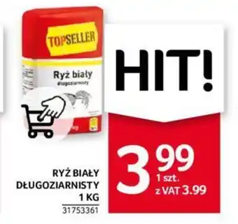 Selgros RYŻ BIAŁY DŁUGOZIARNISTY 1 KG oferta