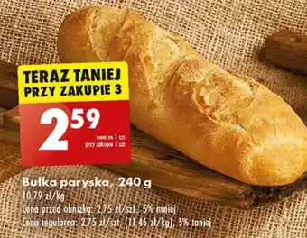 Biedronka Bułka paryska 240 g oferta