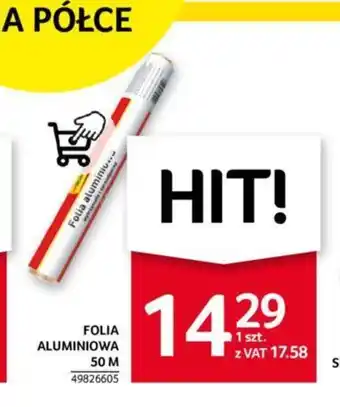 Selgros FOLIA ALUMINIOWA 50m oferta