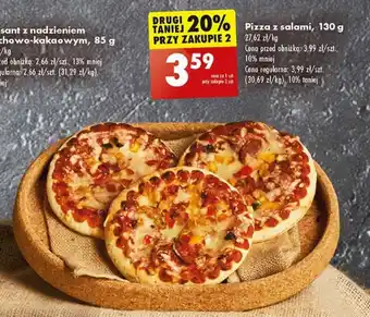 Biedronka Pizza z salami, 130 g oferta