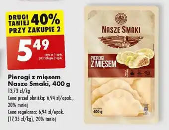 Biedronka Pierogi z mięsem Nasze Smaki, 400 g oferta