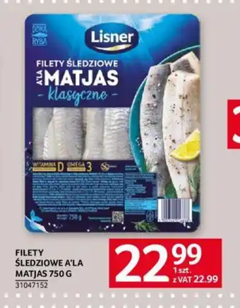 Selgros FILETY ŚLEDZIOWE A'LA MATJAS 750 G oferta