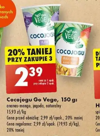 Biedronka Cocojogu Go Vege, 150 g oferta