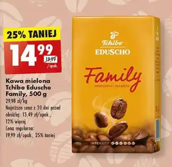 Biedronka Kawa mielona Tchibo Eduscho Family, 500 g oferta
