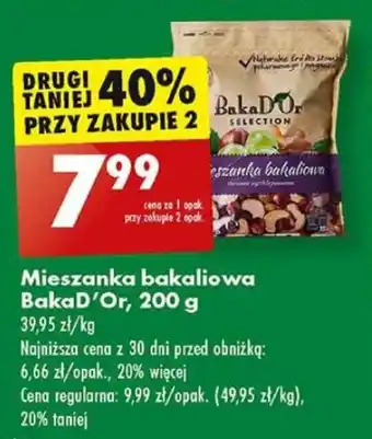 Biedronka Mieszanka bakaliowa Baka D'Or, 200 g oferta