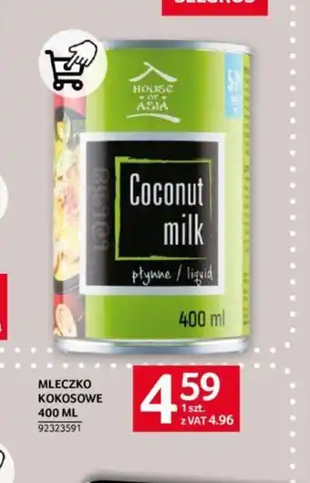 Selgros MLECZKO KOKOSOWE 400 ML oferta