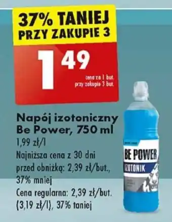 Biedronka Napój izotoniczny Be Power, 750 ml oferta