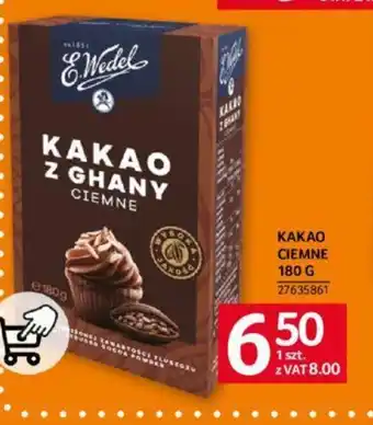 Selgros KAKAO CIEMNE 180 G oferta