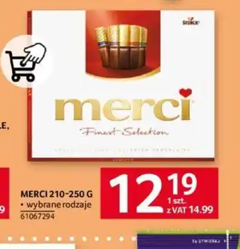 Selgros MERCI 210-250 G oferta