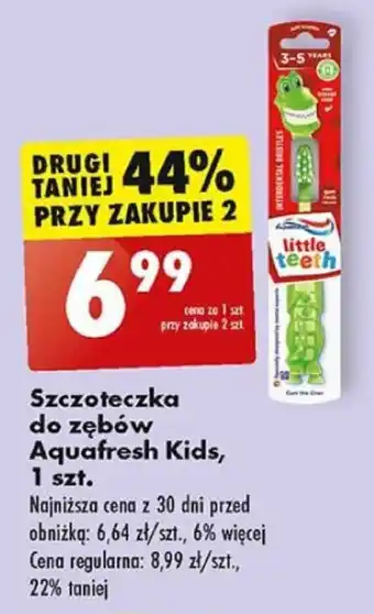 Biedronka Szczoteczka do zębów Aquafresh Kids, 1 szt. oferta