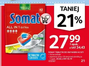 Selgros SOMAT TABLETKI DO ZMYWARKI 42 SZT. oferta