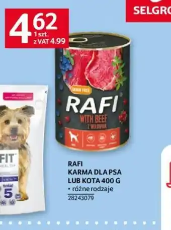 Selgros KARMA DLA PSA LUB KOTA 400g oferta