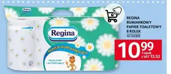 Selgros REGINA RUMIANKOWY PAPIER TOALETOWY 8 ROLEK oferta
