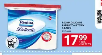 Selgros REGINA DELICATIS PAPIER TOALETOWY 9 ROLEK oferta