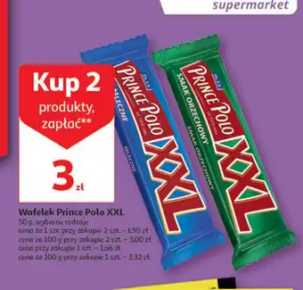 Auchan Wafelek Prince Polo XXL 50g oferta