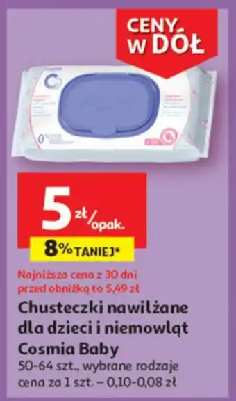 Auchan Chusteczki nawilżane oferta