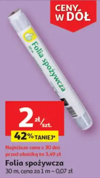 Auchan Folia spożywcza 30m oferta