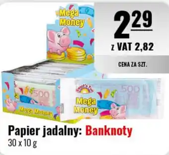 Eurocash Papier jadalny: Banknoty 30 x 10 g oferta