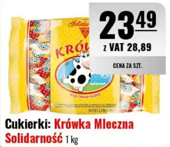 Eurocash Cukierki: Krówka Mleczna Solidarność 1 kg oferta
