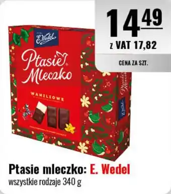 Eurocash Ptasie mleczko: E. Wedel 340 g oferta