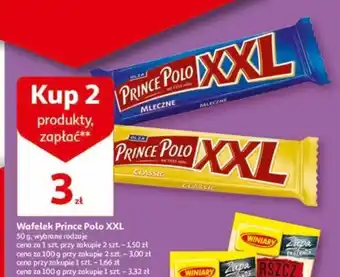 Auchan Wafelek Prince Polo XXL oferta