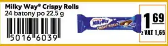 Eurocash Milky Way Crispy Rolls 22,5 g oferta