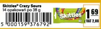 Eurocash Skittles Crazy Sours 38 g oferta