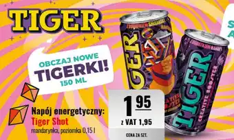 Eurocash Napój energetyczny: Tiger Shot 0,15 l oferta