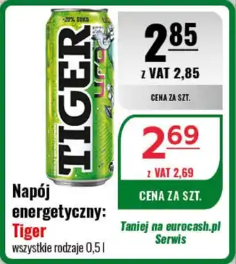 Eurocash Napój energetyczny Tiger 0,5 l oferta