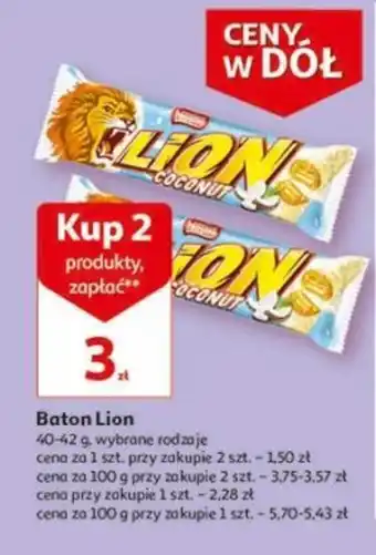 Auchan Baton Lion 40-42 g oferta