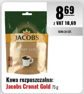 Eurocash Kawa rozpuszczalna: Jacobs Cronat Gold 75 g oferta