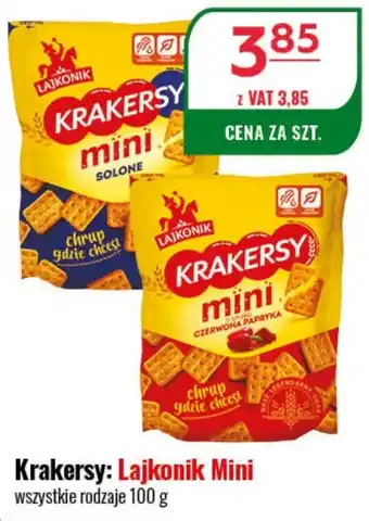 Eurocash Krakersy: Lajkonik Mini 100 g oferta