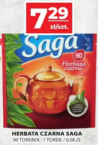 Top Market HERBATA CZARNA SAGA 90 TOREBEK oferta