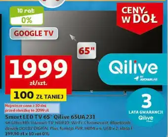 Auchan Smart LED TV 65" Qilive 65UA 231 oferta