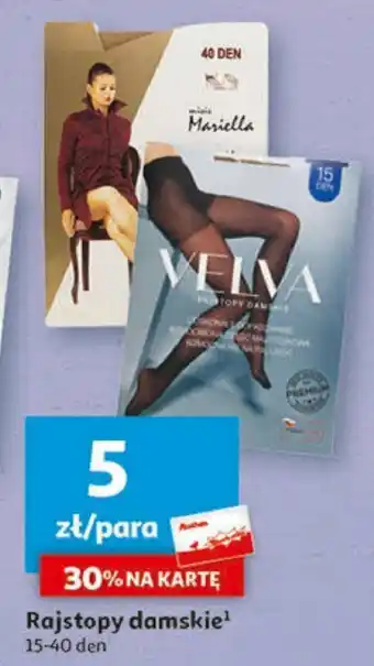 Auchan Rajstopy damskie oferta