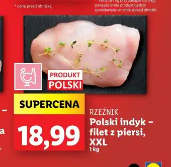 Lidl Filet z piersi indyka rzeźnik oferta
