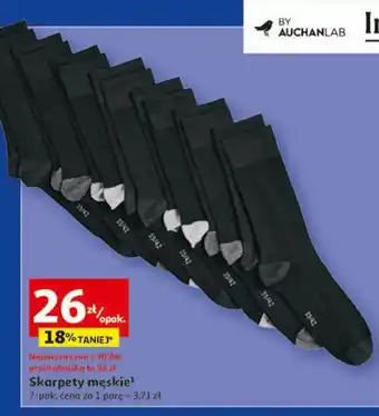 Auchan Skarpety męskie oferta