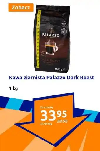 Action Kawa ziarnista Palazzo Dark Roast 1 kg oferta