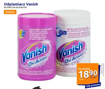 Action Odplamiacz Vanish 600 g oferta